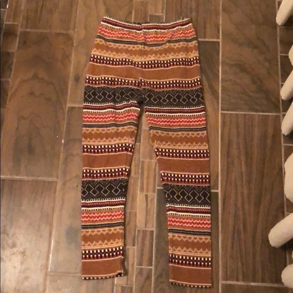Aztec print leggings